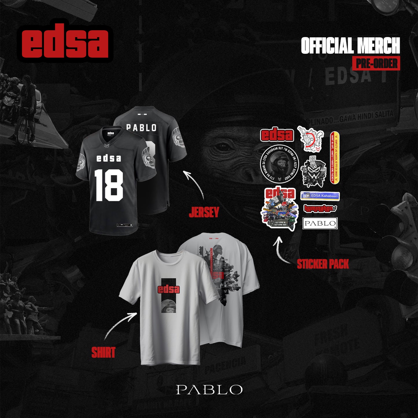 EDSA Official Merch Bundle Pre-Order